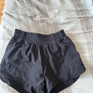 lululemon athletica Black Women's Running Shorts